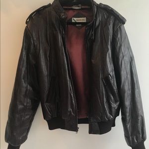 VINTAGE members only leather jacket
